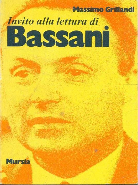 Bassani - Massimo Grillandi - copertina