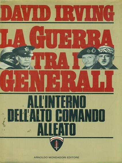 La guerra tra i generali - copertina