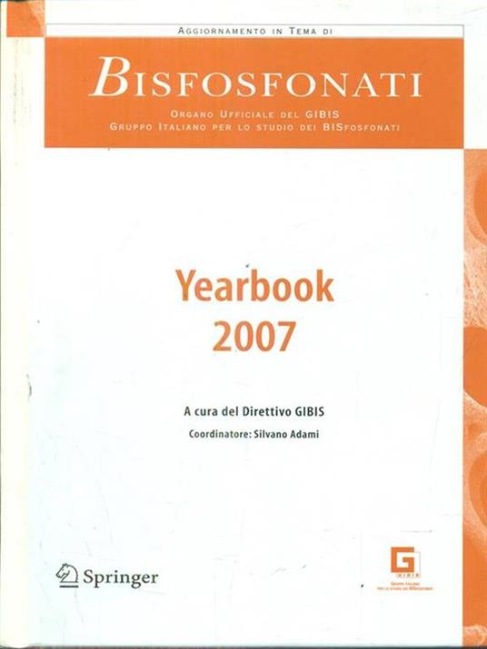 Bifosfonati Yearbook 2007 - copertina