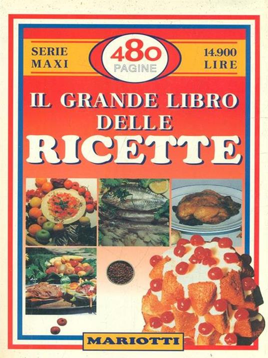 Il grande libro delle ricette - copertina