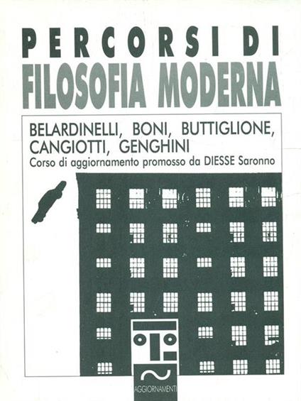 Percorsi di Filosofia Moderna - copertina