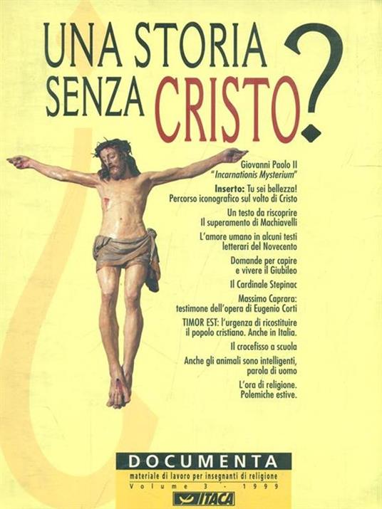 Una storia senza Cristo? Documenta 36220 - copertina