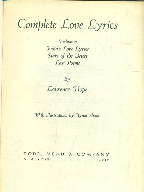 Complete Love Lyrics