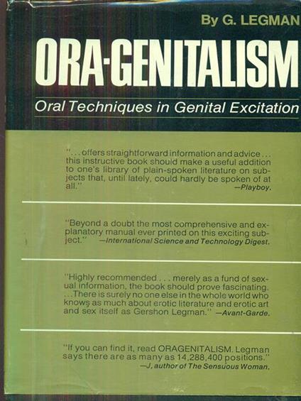 Ora-genitalism - Gershon Legman - copertina