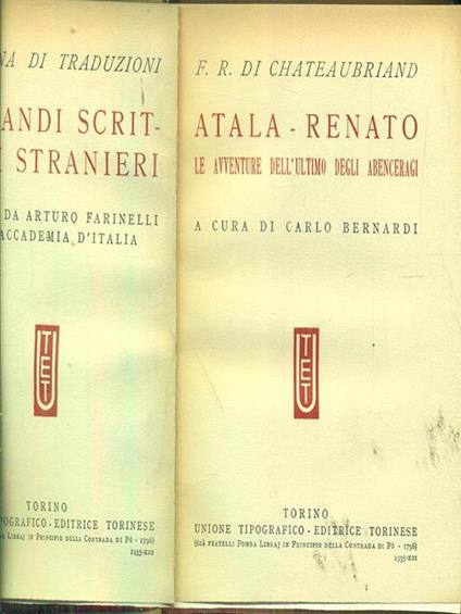 Atala- renato le avventure dell'ultimo degli abenceragi - copertina