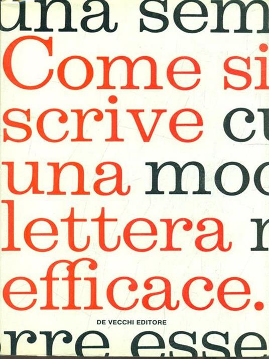 Come si scrive una lettera efficace - Giulio R. Alliprandi - copertina