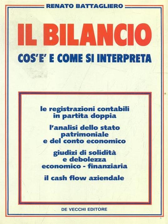 Il Bilancio - Renato Battagliero - copertina