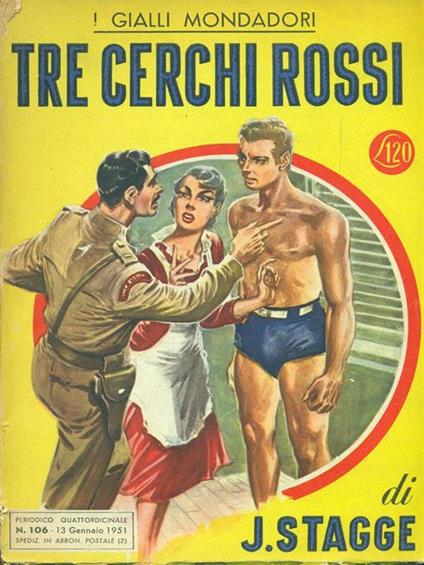 Tre cerchi rossi - Jonathan Stagge - copertina