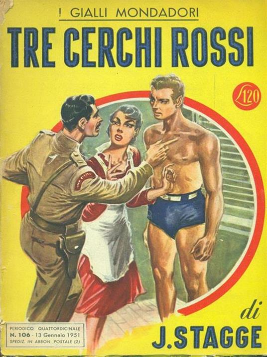 Tre cerchi rossi - Jonathan Stagge - copertina