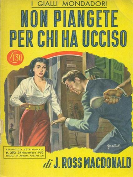 Non piangete per chi ha ucciso - copertina