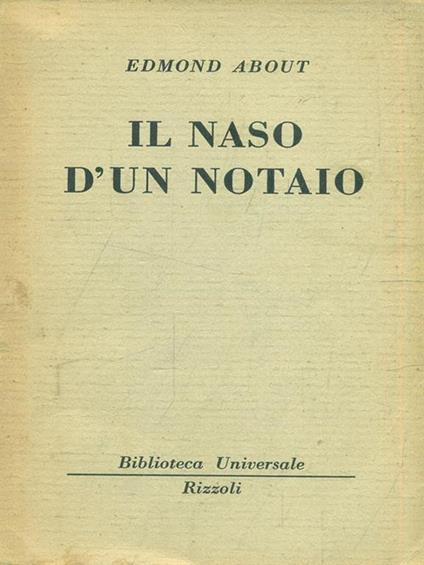 Il naso d'un notaio - copertina