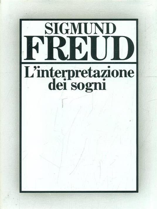 L' interpretazione dei sogni - Sigmund Freud - copertina