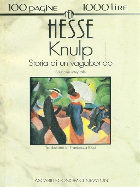 Knulp Storia di un vagabondo - Hermann Hesse - copertina