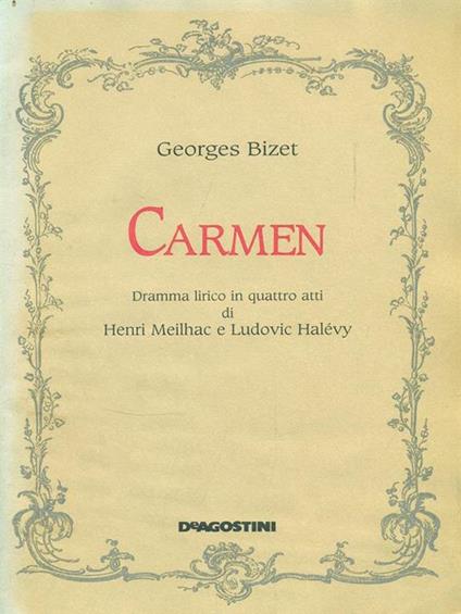 Carmen - Georges Bizet - copertina