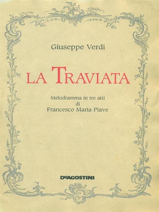 La traviata - Giuseppe Verdi - copertina