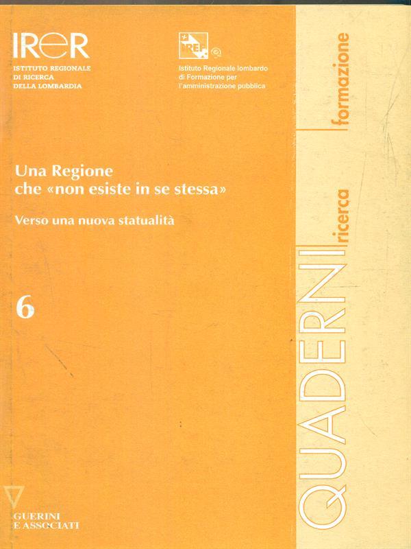 Una regione che non esiste in se stessa 6