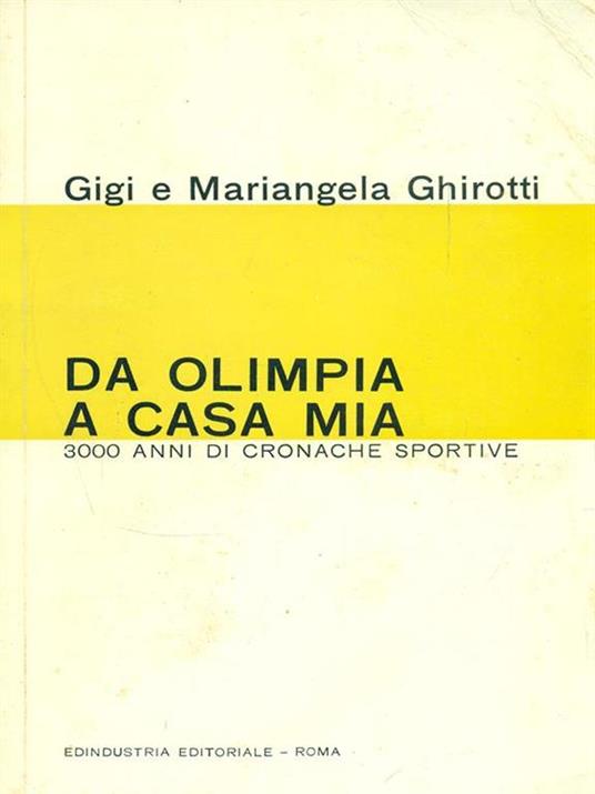 Da Olimpia a casa mia - copertina