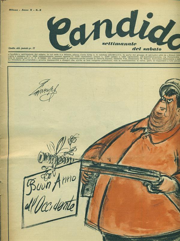 Candido n. 2. 10 gennaio 1954