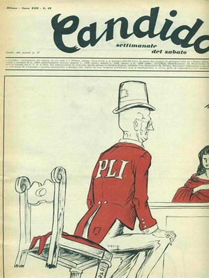 Candido n. 12. 24 marzo 1957 - copertina