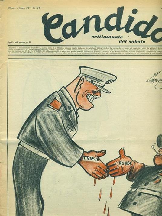 Candido n. 46. 15 novembre 1953 - copertina