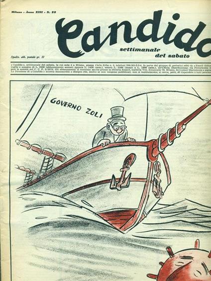 Candido n. 23. 9 giugno 1957 - copertina