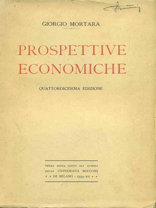 Prospettive economiche - copertina