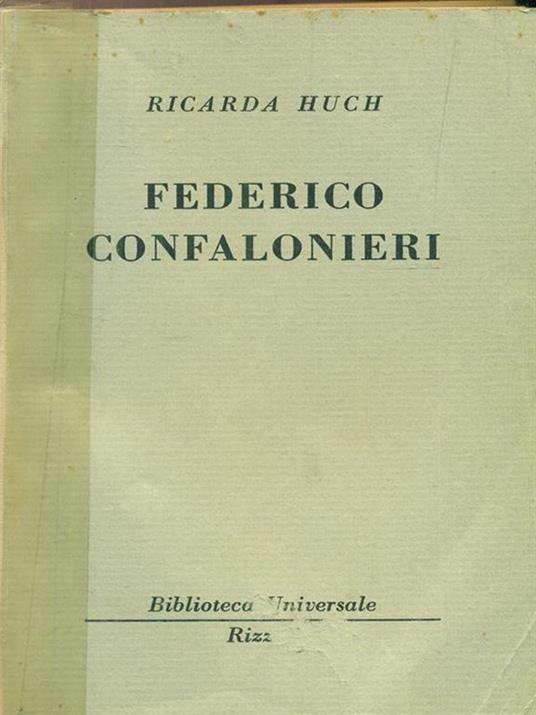 Federico Confalonieri - Ricarda Huch - copertina