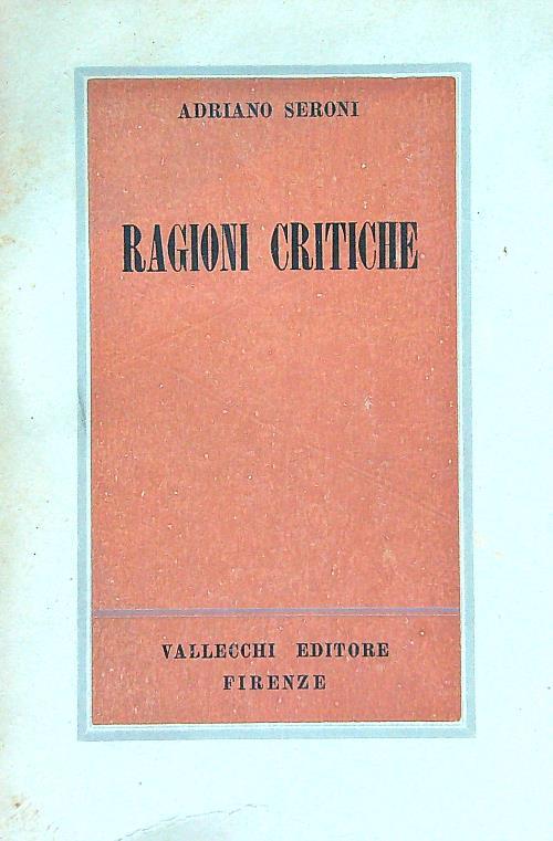Ragioni critiche