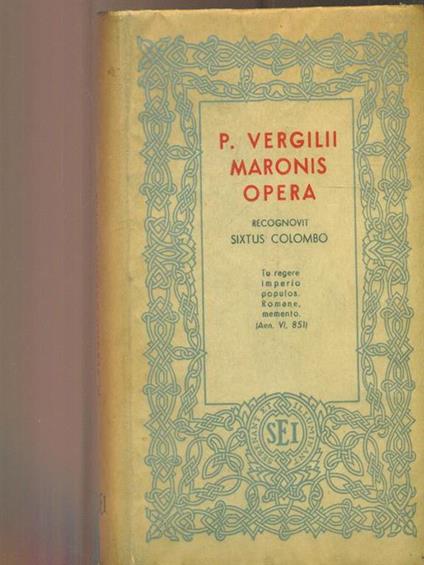 Maronis Opera - Publio Virgilio Marone - copertina