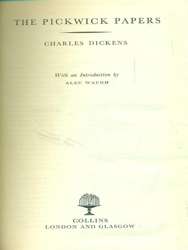 Thepickwick papers