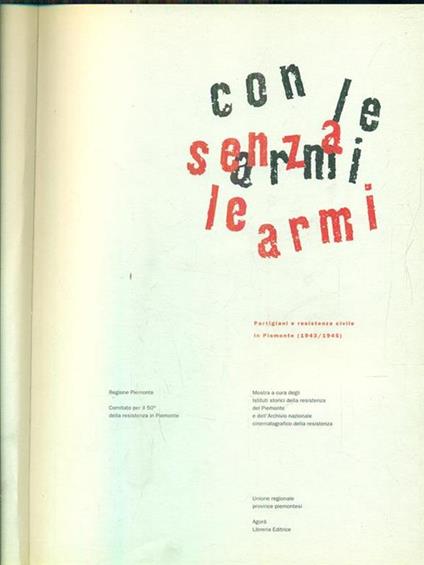 Con le armi senza le armi - copertina