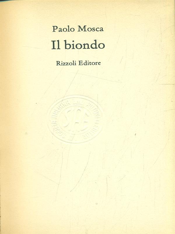 Il biondo