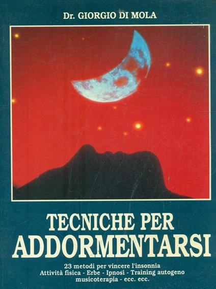 Tecniche per addormentarsi - copertina