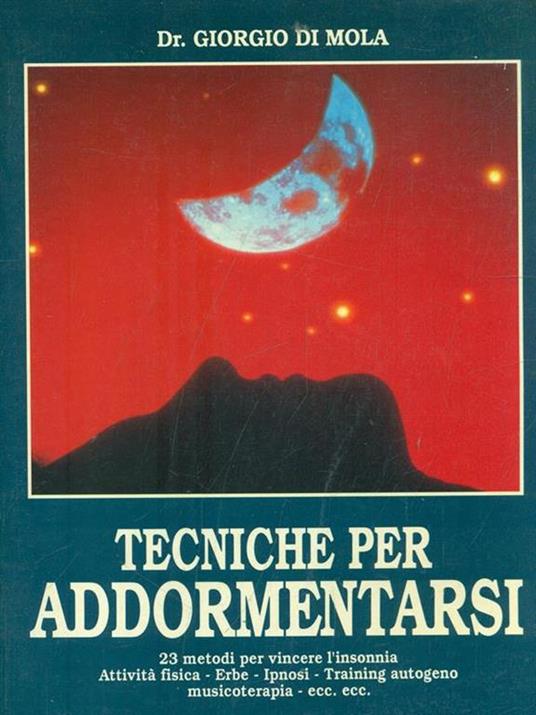 Tecniche per addormentarsi - copertina