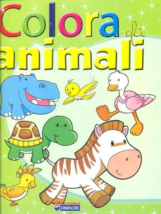 Colora gli animali - copertina