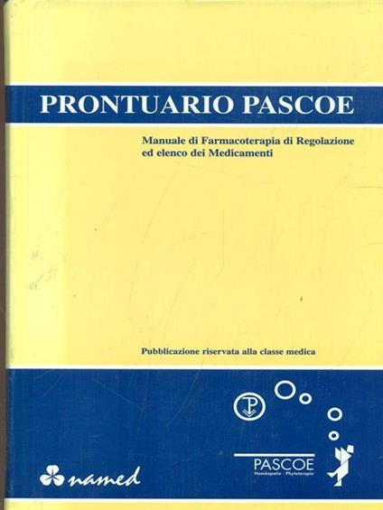 Prontuario Pascoe - copertina