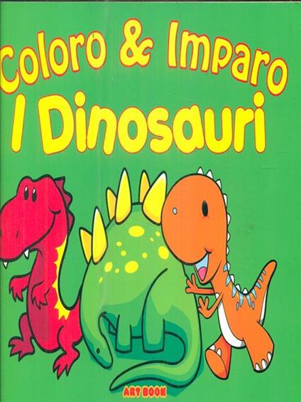 Coloro & Imparo i dinosauri - copertina