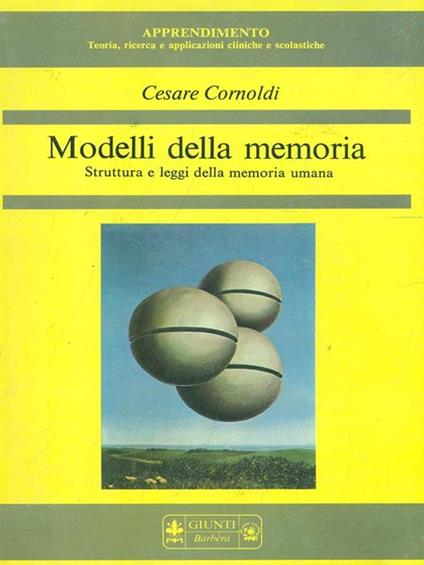 Modelli della memoria - Cesare Cornoldi - copertina