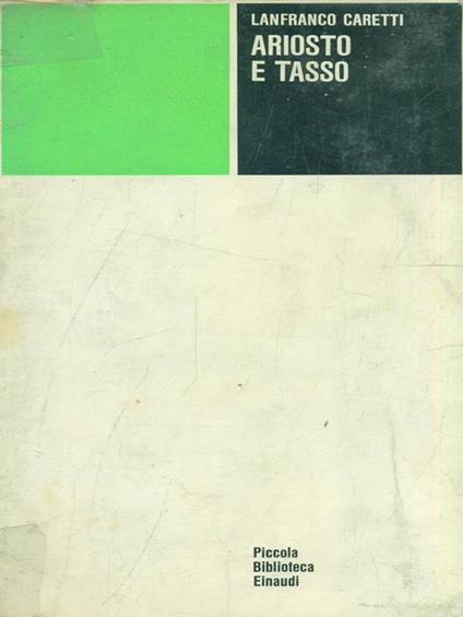 Ariosto e Tasco - copertina