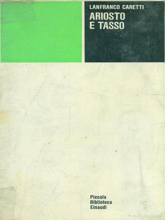 Ariosto e Tasco - copertina