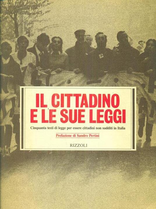 Il cittadino e le sue leggi - copertina