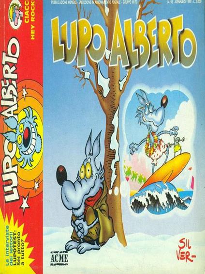 Lupo Alberto n. 55. 32874 - Silver - copertina