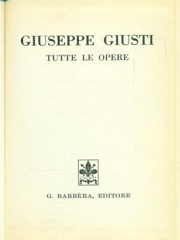 Tutte le opere