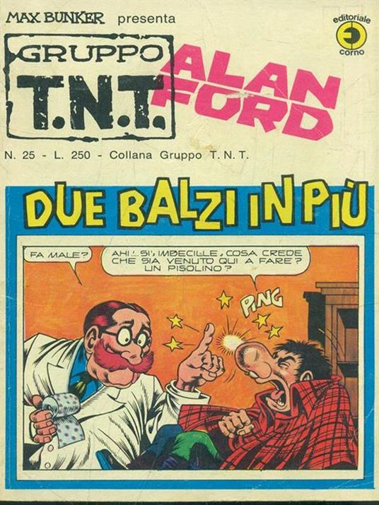 Alan Ford n. 25. Due balzi in più - Max Bunker - copertina