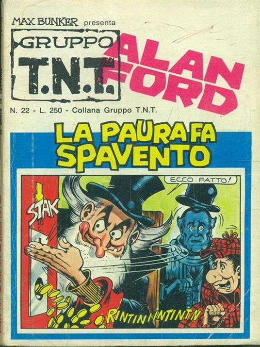 Alan Ford n. 22. La paura fa spavento - Max Bunker - copertina