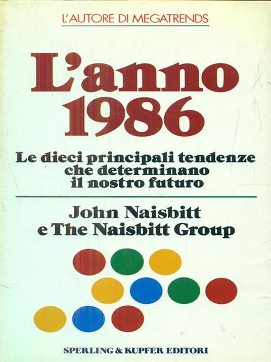L' anno 1986 - copertina