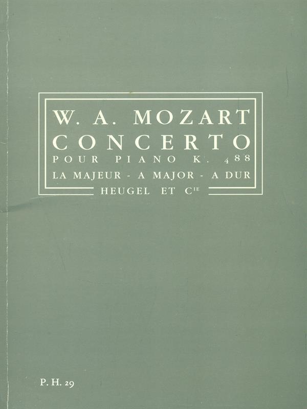 Concerto pur piano K. 488