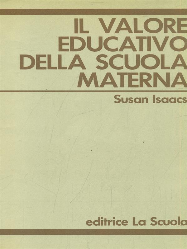 Il valore educativo della scuola materna