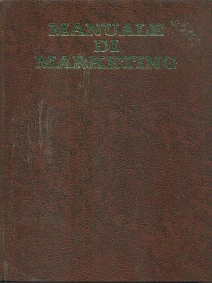 Manuale di marketing - copertina