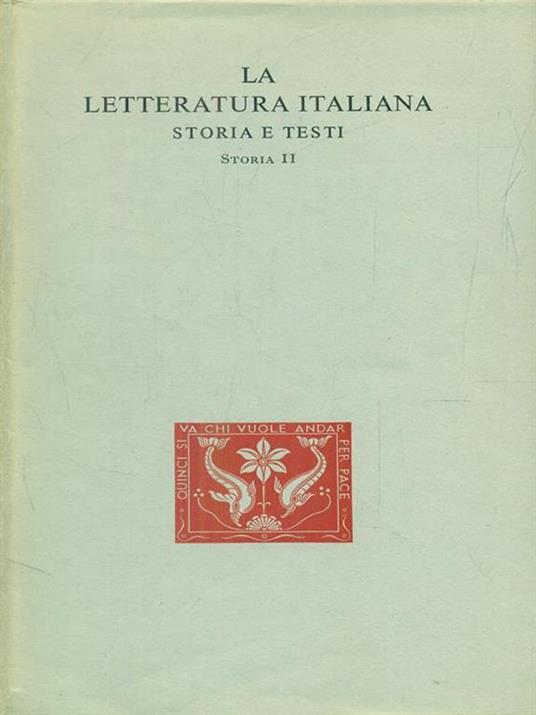 Storia letteraria del trecento - Natalino Sapegno - copertina
